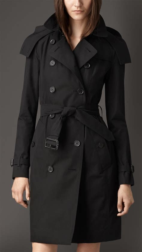 burberry trench coat black|burberry gabardine trench.